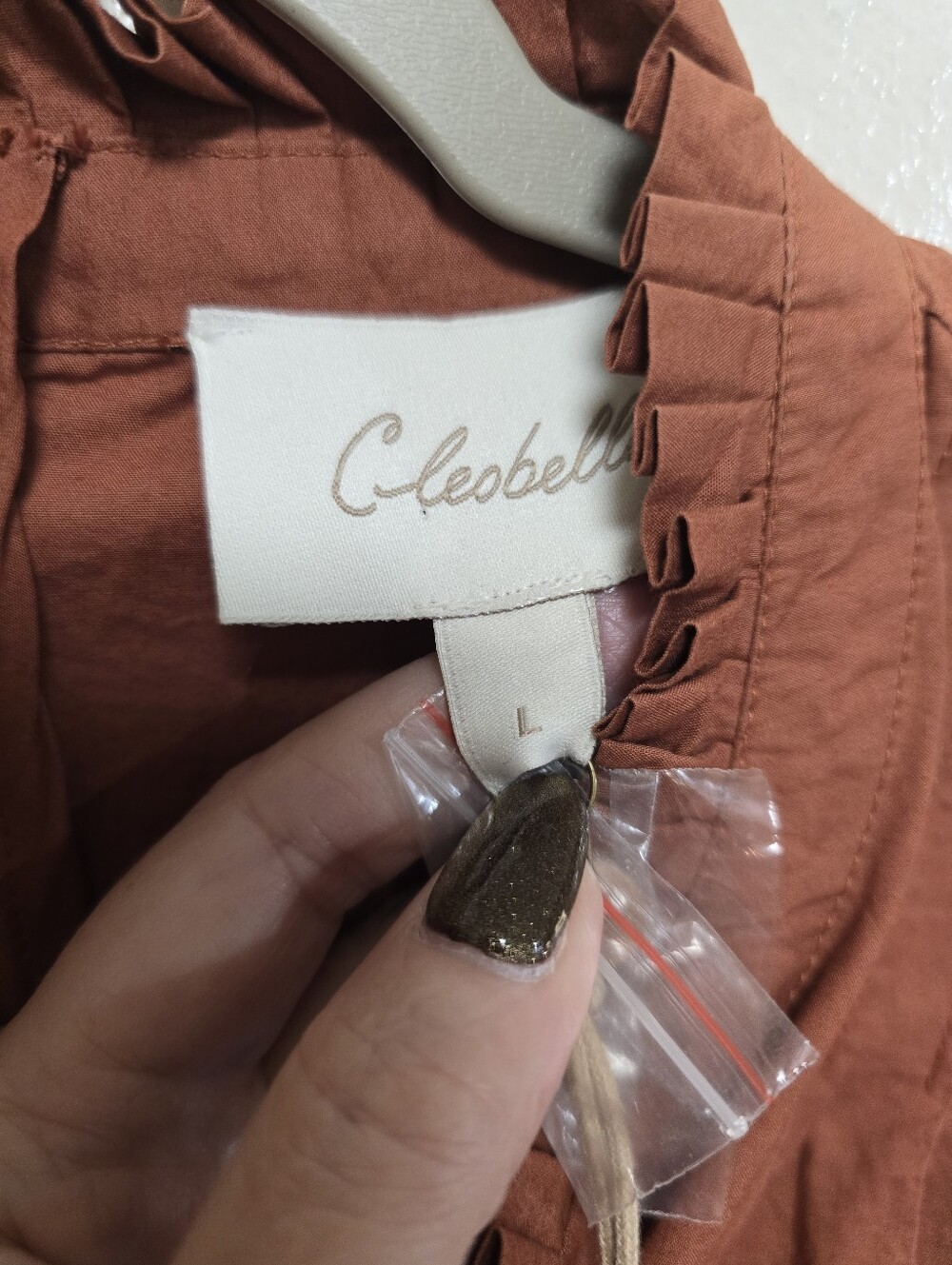 Cleobella Aidan Jumpsuit Sienna NWT Size Large - Picture 4 of 5
